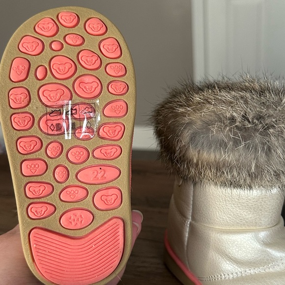 KVbabby Girl's Waterproof Snow Boots Faux Fur Lined Nonslip | Toddler Size 5 - Picture 4 of 4